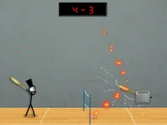 თამაში Stick Figure Badminton 3 ონლაინ