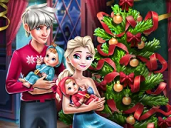 თამაში Elsa Family Christmas ონლაინ