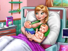 თამაში Ice Princess Twins Birth ონლაინ