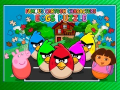 თამაში Famous Cartoon Characters Eggs ონლაინ