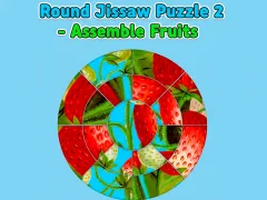 თამაში Round jigsaw Puzzle 2 - Assemble Fruits ონლაინ