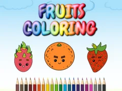 თამაში FRUITS COLORING ონლაინ