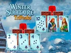 თამაში Winter Solitaire TriPeaks ონლაინ