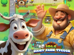 თამაში Idle Dairy Farm Tycoon ონლაინ
