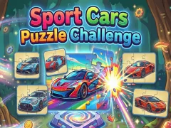 თამაში Sport Cars Puzzle Challenge ონლაინ