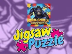 თამაში Ninja Gorilla Jigsaw Puzzles ონლაინ