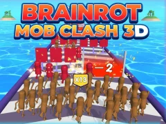 თამაში Brainrot Mob Clash 3D ონლაინ