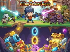 თამაში Village Defense Battle ონლაინ