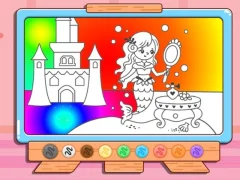 თამაში Coloring Book: Mermaid Makeup ონლაინ