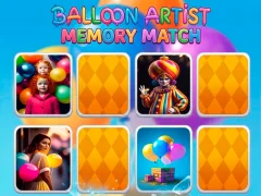 თამაში Balloon Artist Memory Match ონლაინ