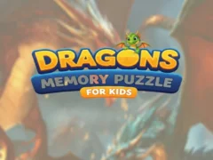 თამაში Dragons Memory Puzzle For Kids ონლაინ