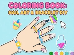 თამაში Coloring Book: Nail Art & Bracelet Diy ონლაინ
