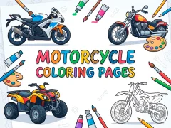 თამაში Motorcycle Coloring Pages ონლაინ