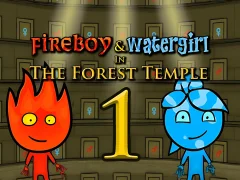 თამაში Fireboy & Watergirl In The Forest Temple ონლაინ