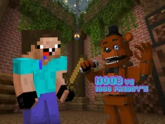 თამაში Noob vs 1000 Freddy's ონლაინ