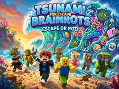თამაში Tsunami For Escape Brainrots ონლაინ