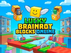 თამაში Lucky Brainrot Blocks Online ონლაინ