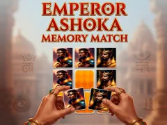 თამაში Emperor Ashoka Memory Match ონლაინ