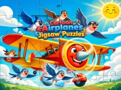 თამაში Cartoon Airplanes: Jigsaw Puzzles ონლაინ