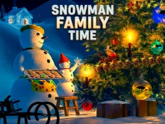 თამაში Snowman Family Time ონლაინ