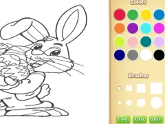 თამაში Easter Bunny Coloring Book for Kids ონლაინ
