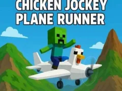 თამაში Chicken Jockey Plane Runner ონლაინ
