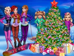 თამაში Princesses Christmas tree ონლაინ