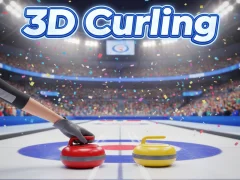 თამაში 3D Curling ონლაინ