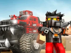თამაში Blocky Cars: Car Battle ონლაინ