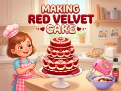 თამაში Making Red Velvet Cake ონლაინ