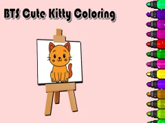 თამაში BTS Cute Kitty Coloring ონლაინ