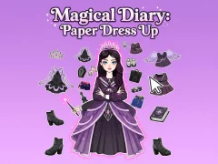 თამაში Magical Diary: Paper Dress Up ონლაინ