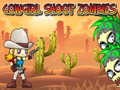 თამაში Cowgirl Shoot Zombies ონლაინ