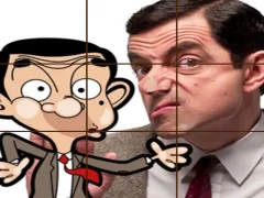 თამაში Mr Bean Tile Puzzle ონლაინ