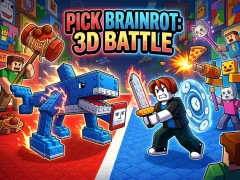 თამაში Pick Brainrot: 3D Battle ონლაინ