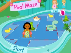 თამაში Kelly Club: Pool Maze ონლაინ