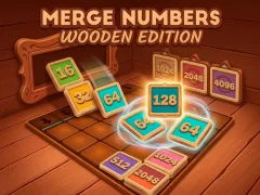 თამაში Merge Numbers Wooden Edition ონლაინ