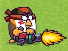 თამაში Chicken Wars Merge Guns ონლაინ