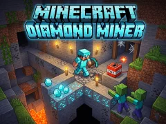თამაში Minecraft Diamond Miner ონლაინ