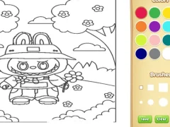 თამაში Labubu Coloring Book For Kids ონლაინ