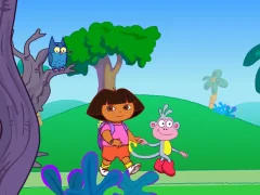 თამაში Dora the Explorer: Spooky Forest ონლაინ