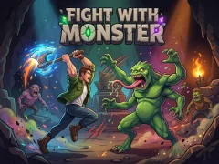 თამაში Fight With Monster ონლაინ
