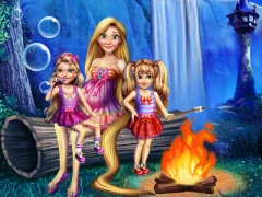თამაში Gorgeous Twins Spring Camp ონლაინ