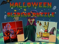 თამაში Halloween Sliding Puzzle ონლაინ