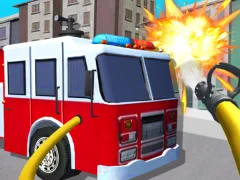 თამაში Fire Truck Driving Simulator ონლაინ