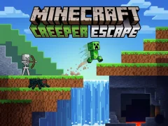 თამაში Minecraft Creeper Escape ონლაინ