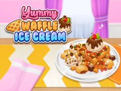 თამაში Yummy Waffle Ice Cream ონლაინ