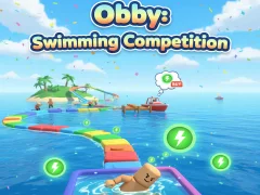 თამაში Obby: Swimming competition ონლაინ