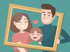 თამაში Happy Family Puzzle ონლაინ