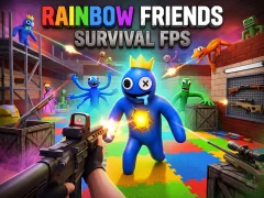 თამაში Rainbow Friends Survival FPS ონლაინ
